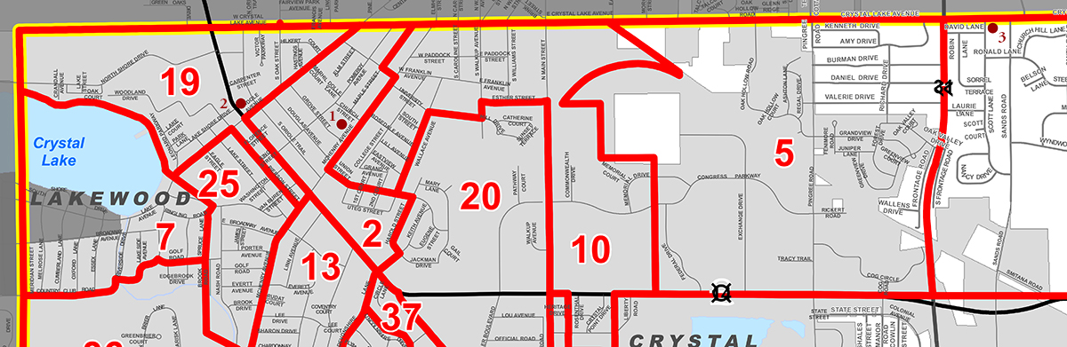 Algonquin Township Map Excerpt